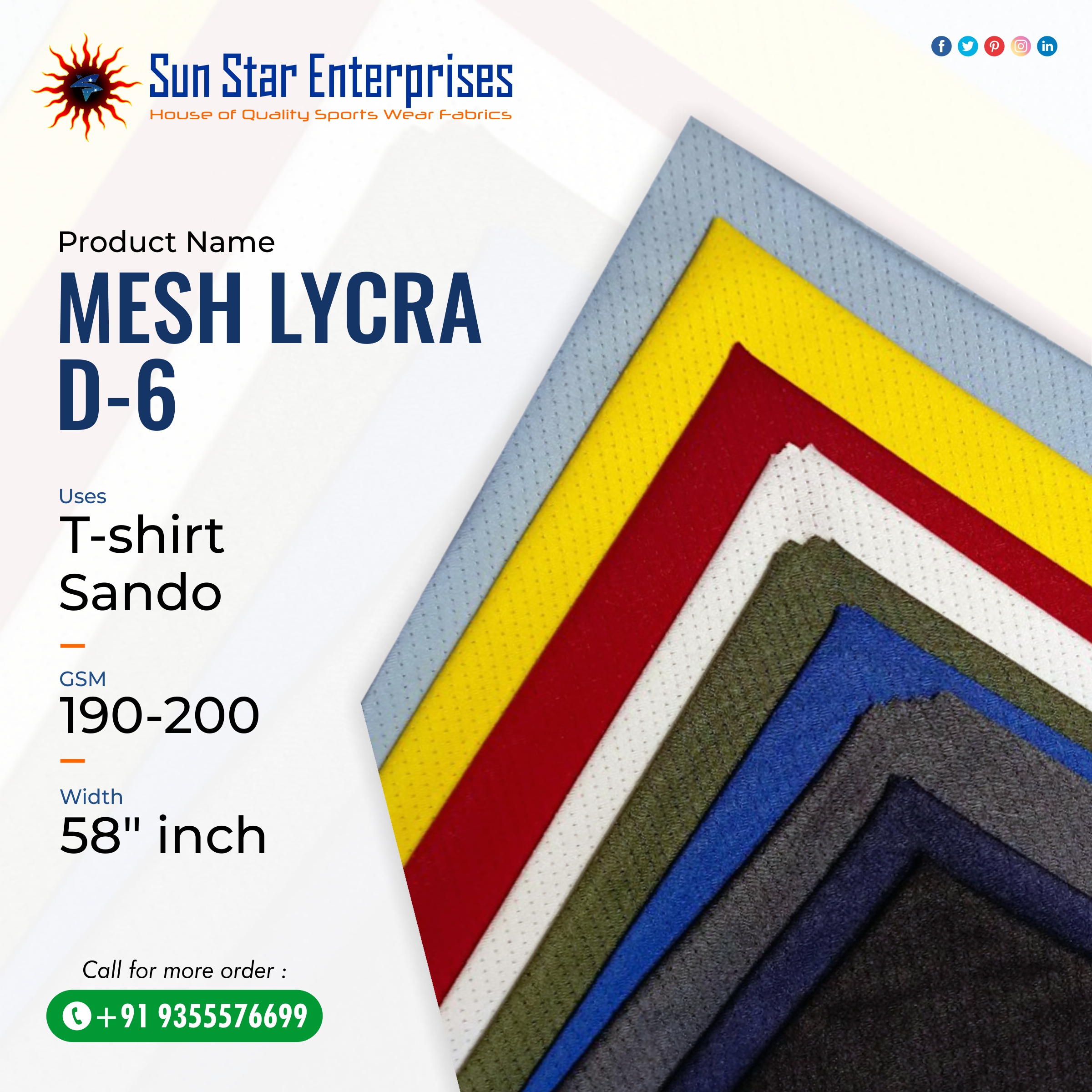 mesh lycra d-6